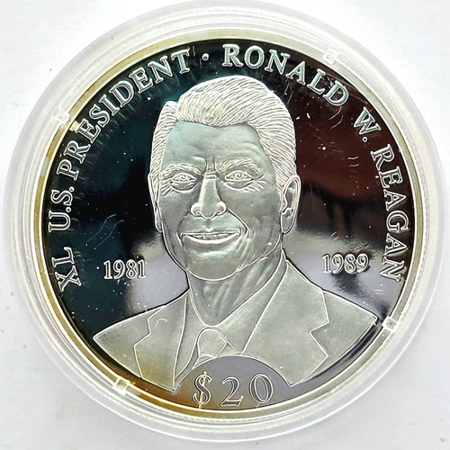 Libéria medaglia dollari - medaglia, 20