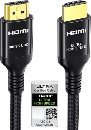 Cavo hdmi certificato - 2.1, 2m,