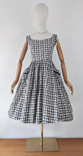 Abito vintage anni - , bianco