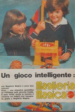 Pubblicità Advertising Werbung Italian Ritaglio 1977 MAGLIERIA MAGICA MATTEL