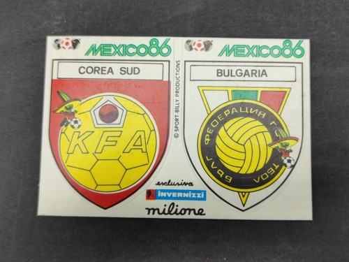 Figurina scudetto mexico 1986 - mexico,