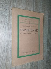 Sciortino Giuseppe ; ESPERIENZE ANTIDANNUNZIANE ; Edizioni del Ciclope 1928