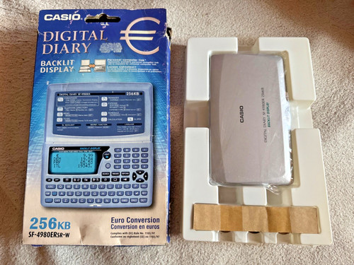Casio digital diary 4980er - casio, sf-4980er