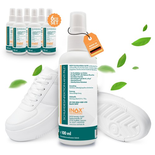 Inox disinfettante scarpe - disinfettante,