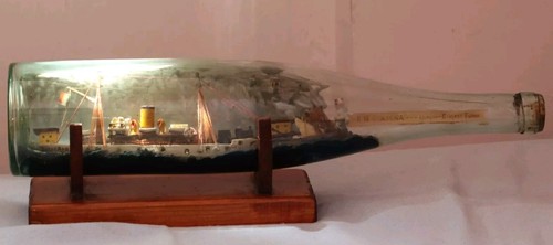 Nave guerra bottiglia - da,