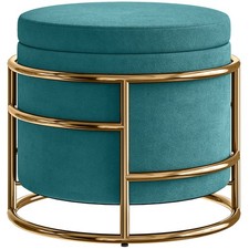 HOMCOM Pouf in Velluto