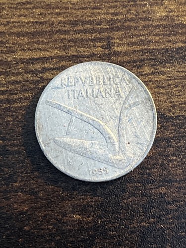 1955 italia dieci lire - italia,