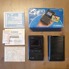 Casio TV-410 Lcd - Mini TV 1991 - Scatola Manuali e Schema Elettrico.