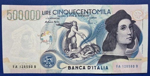 500 000 lire raffaello - lire,