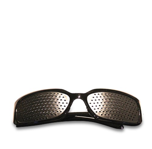 Occhiali pinhole design nero - occhiali, (design