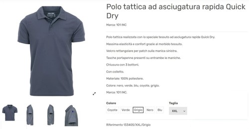 Polo tattica asciugatura - polo,