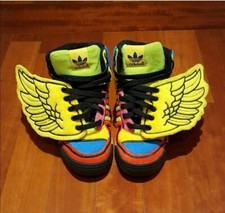 Adidas per JEREMY SCOTT Wings edizione limitata spugna misura: IT 37 _ US 4 1/4 
