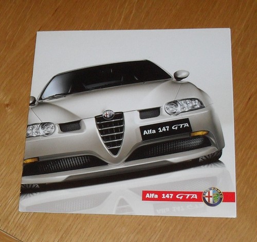 Alfa romeo 147 gta - gta, brochure
