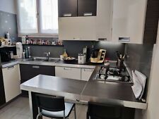 cucina angolare usata (Stosa), ottime condizioni, grigia con lava e forno