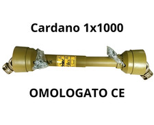 Cardano Albero Cardanico 1x1000 Categoria 1 Omologato CE per Trattore Universale