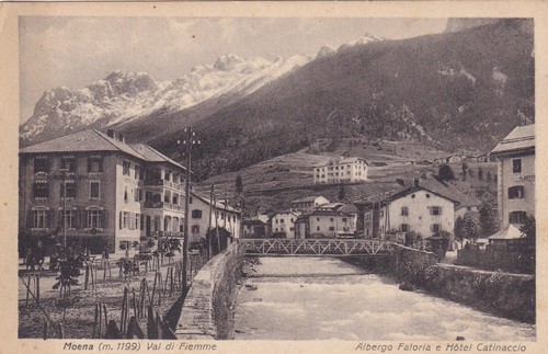 Cartolina trento moena - cartolina,