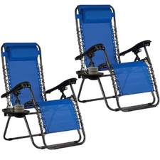 2 Sedie a Sdraio Gravità Zero