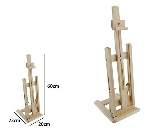 Cavalletto pittorico legno con - cavalletto,
