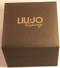 LIU-JO LUXURY-SCATOLA PER OROLOGIO-VINTAGE-RARE WATCH BOX-CASE-CAJA-BOIT-USATA-H