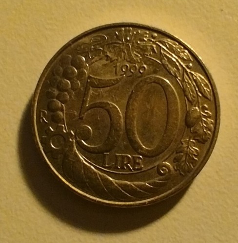 Moneta lire 1999 - moneta, 50