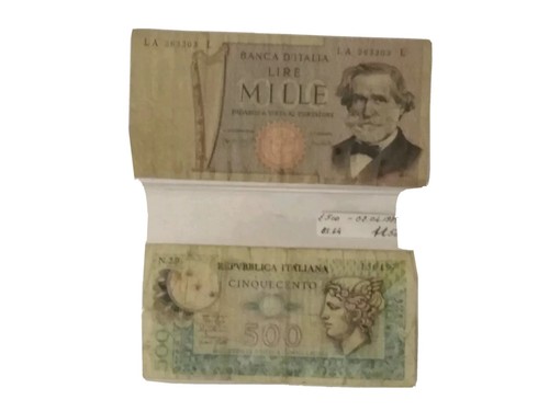 Lotto banconote da 500 - lotto,