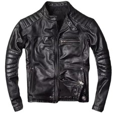 Giacca uomo nera cafe racer
