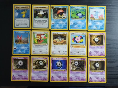 Lotto carte pokemon neo - lotto,