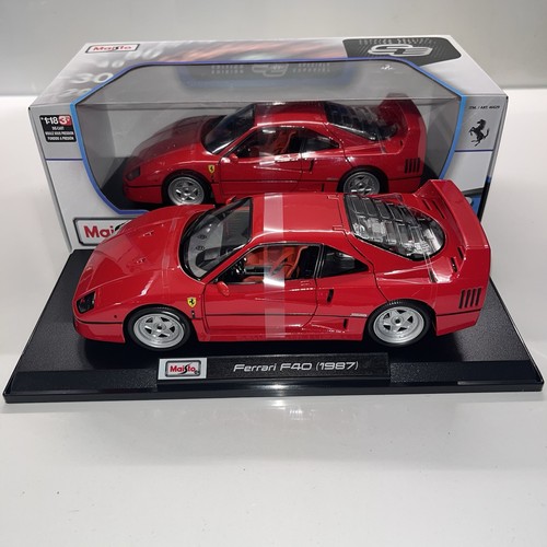 Ferrari f40 maisto scala 18 - ferrari, 1:18