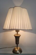 Lampada classica ottone paralume in seta delux lume antico vintage antiquariato