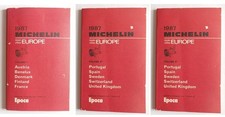 Guida Michelin 1987 Main Cities Europe Volume 1 2 E 3 Epoca Edizione Integrale