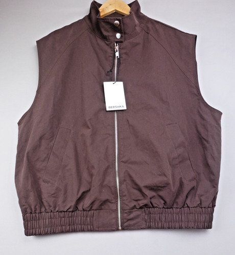 Bershka gilet uomo marrone - uomo, m-l
