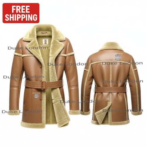 Cappotto lungo uomo vera pelle