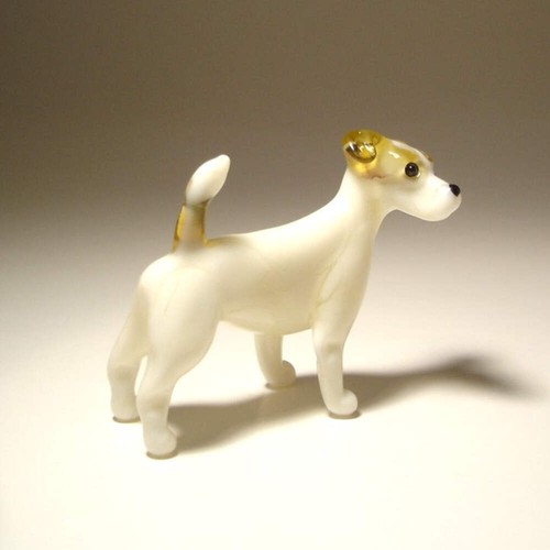 Statuina cane vetro - statuina,