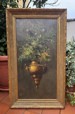 ANTICO DIPINTO OLIO SU TELA -