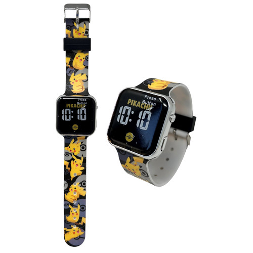 Orologio led pikachu - a,