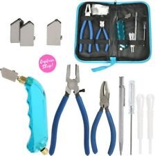 KIT TAGLIA VETRO SET PER VETRI PIASTRELLE PROFESSIONALE LAMA CUTTER VETRO 12 PCS