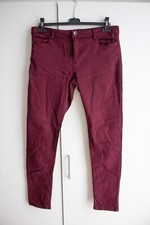 jeans lunghi donna OVS 48 rosso viola bordeaux