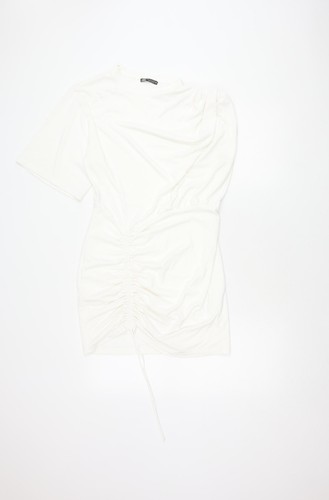 Abito donna bianco - zara, taglia