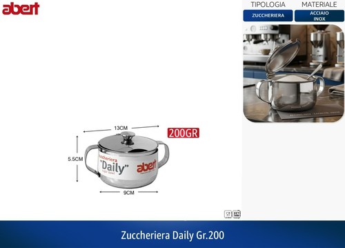 Zuccheriera daily 200g - daily, acciaio