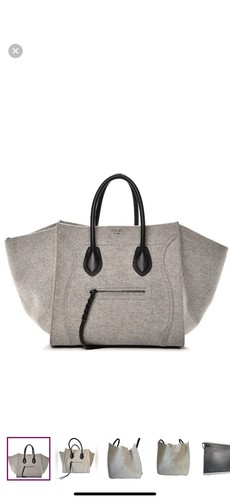 Celine grey felt wool - wool, phantom
