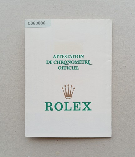 Rolex guarantee warranty paper - rolex,