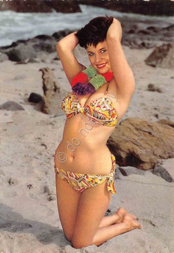 Cartolina pin bikini - cartolina,