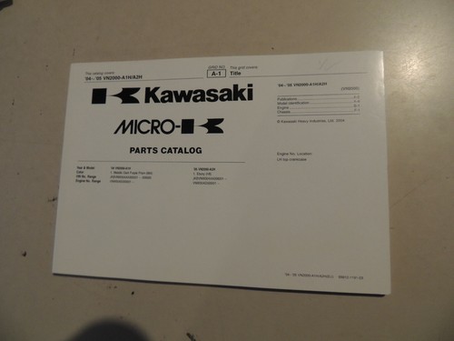 Elenco ricambi kawasaki - ricambi, vn