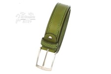 Cintura  cuoio uomo donna artigianale regolabile made in italy da cm 3,5