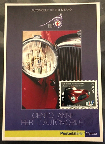 Italia 2003 cartolina - 2003, max-100