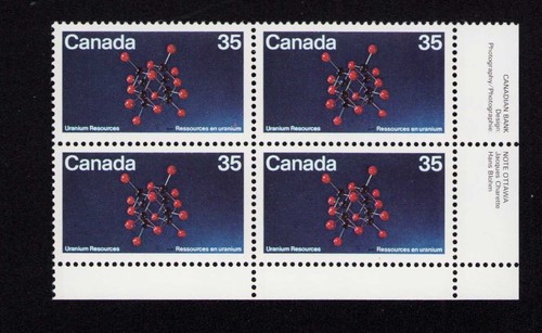 Canada 865 uraninite uranio - canada,