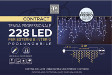 TENDA CONTRACT 228 LED COLORE BIANCO CON FLASH