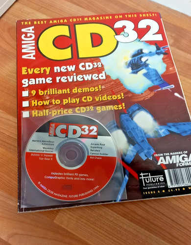 Rivista amiga cd32 numero 2 - amiga,