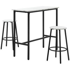 Homcom set 3pz - 3pz, tavolo