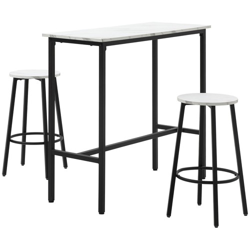 Homcom set 3pz tavolo - 3pz,